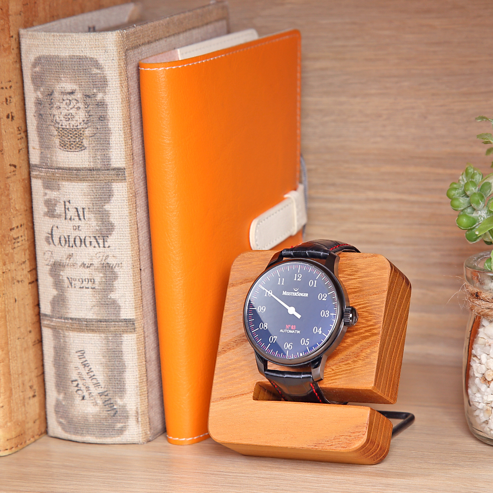 楽天市場】腕時計スタンド ウォッチスタンド 木製 1本 天然木 ブラック 