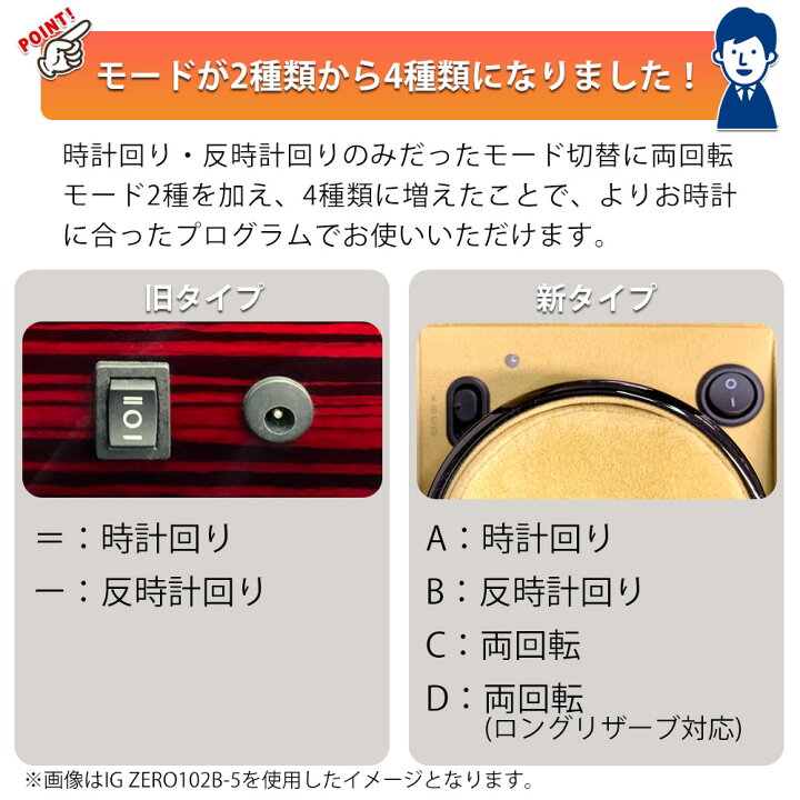 楽天市場 楽天1位 ウォッチワインディングマシーン 3本巻 黒合皮 Ig Zero 110b 1 マブチモーター搭載 4モード回転 12時センターストップ ワインダー 自動巻時計 ブラック 静音 贈り物 ラッピング対象商品 ギフト プレゼント 腕時計収納 工具専門店youマルシェ