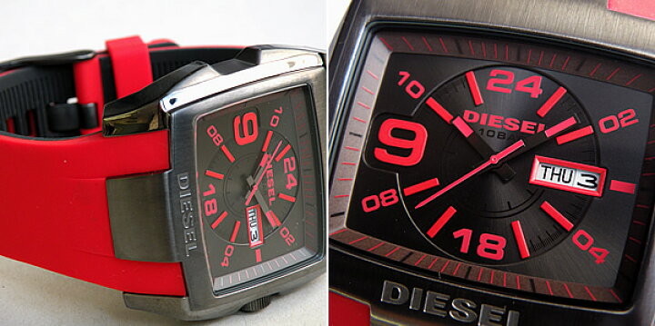 楽天市場】DIESEL ディーゼル DZ4288 海外モデル Bugout バグアウト 赤 