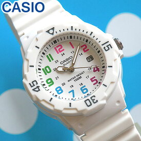 【3ヶ月保証】【専用BOXなし】CASIO チープカシオ チプカシ スタンダード 腕時計 防水 キッズ 子供 ウォッチ 男の子 女の子 時計 秒針 おしゃれ かわいい LRW-200H-7B海外モデル 白 ホワイト レディース カジュアル スポーツ デザイン