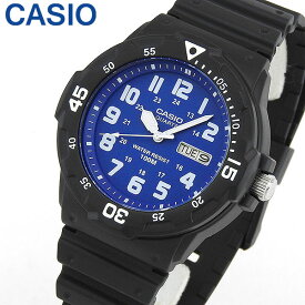 【専用BOXなし】3ヶ月保証 CASIO カシオ チプカシ チープカシオ スタンダード MRW-200H-2B2 海外モデル メンズ 男性用 腕時計 ウォッチ 樹脂 バンド クオーツ アナログ 黒 ブラック 青 ブルー 誕生日プレゼント 男性 彼氏 旦那 夫 友達 ギフト ブランド