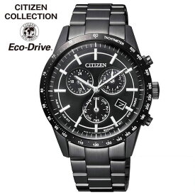 【お取り寄せ】CITIZEN シチズン CITIZEN COLLECTION シチズンコレクション BL5495-56E メンズ 腕時計 メタル クロノグラフ カレンダー エコドライブ カジュアル アナログ 黒 ブラック 国内正規品 時計 新社会人 誕生日プレゼント