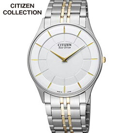 【お取り寄せ】シチズン コレクション エコドライブ メンズ 腕時計 時計 メタル ソーラー カジュアル アナログ 金 ゴールド 銀 シルバー CITIZEN COLLECTION AR3014-56A 国内正規品