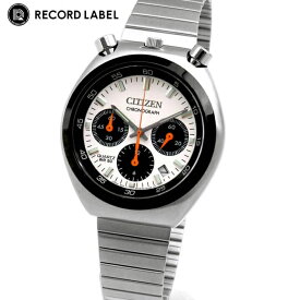 シチズンコレクション レコードレーベル ツノクロノ 限定モデル 腕時計 メンズ メタル ラウンド クロノグラフ CITIZEN COLLECTION RECORD LABEL TSUNO CHRONO AN3660-81A 国内正規品 時計
