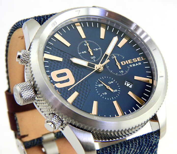 楽天市場】DIESEL ディーゼル RASP ラスプ メンズ 腕時計 革ベルト 