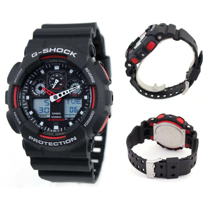 楽天市場】CASIO カシオ G-SHOCK Gショック GA-100-1A4 ブラック 黒 