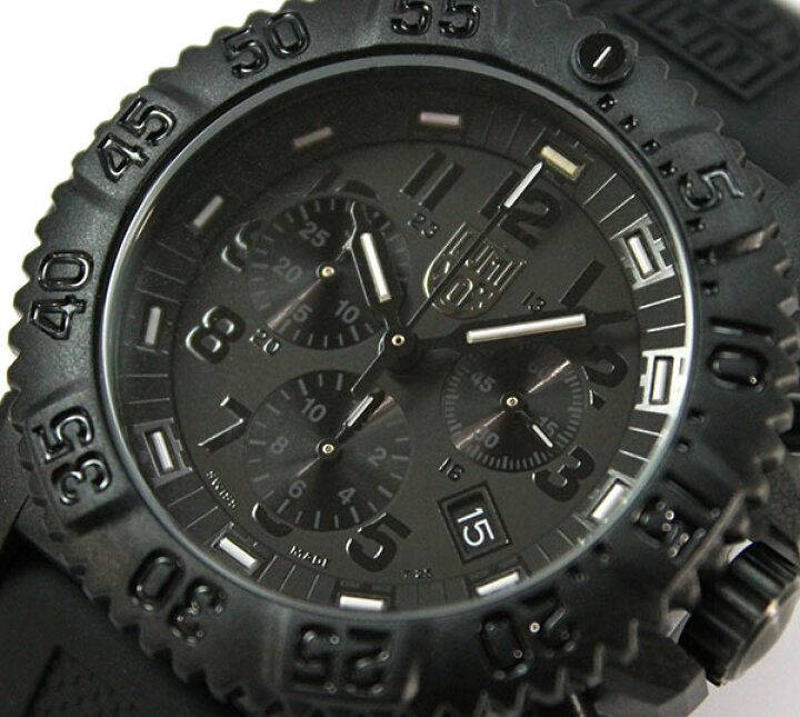 楽天市場】LUMINOX ルミノックス 3081blackout Navy SEALs ネイビー 