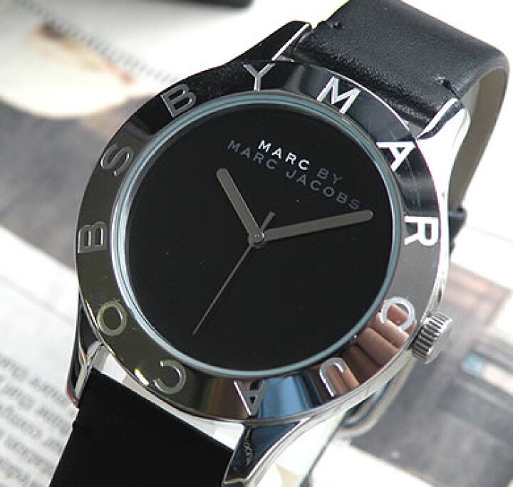楽天市場 マークバイマークジェイコブス 時計 Marc By Marc Jacobs Marcjacobs マークバイマーク New Bladembm15 ニューブレイド 腕時計レディース時計 ブラック レザー シルバー ブラック 誕生日プレゼント ギフト ブランド ブランド 腕時計通販の加藤時計店