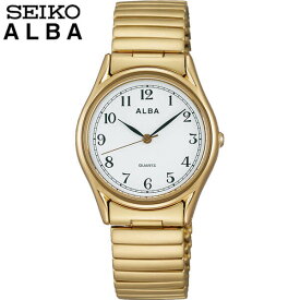 【お取り寄せ】SEIKO セイコー ALBA アルバ AQGK440 国内正規品 メンズ 腕時計 ウォッチ メタル バンド クオーツ アナログ 白 ホワイト 金 ゴールド 誕生日プレゼント 男性 彼氏 旦那 夫 友達 ギフト ブランド