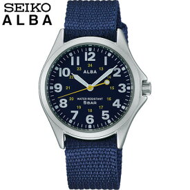 【お取り寄せ】SEIKO セイコー ALBA アルバ AQPK402 国内正規品 メンズ 腕時計 ウォッチ ナイロン バンド クオーツ アナログ 青 ネイビー 誕生日プレゼント 男性 彼氏 旦那 夫 友達 息子 ギフト ブランド