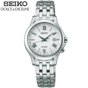 【お取り寄せ】SEIKO セイコー DOLCE & EXCELINE ドルチェ&エクセリーヌ SWCW161 レディース 腕時計 チタン メタル 電波ソーラー アナログ 銀 シルバー 国内正規品 中学生 高校生 誕生日プレゼント 女