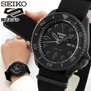 �y�����񂹁zSEIKO �Z�C�R�[ 5SPORTS �t�@�C�u�X�|�[�c 5�X�|�[�c Street Style �����Y �r���v ���v ���J�j�J�� �i�C���� �������� �� �I�[���u���b�N ���ʌ��胂�f�� SBSA025 �������K�i �a�����v��