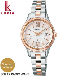 【お取り寄せ】セイコー ルキア SEIKO LUKIA ソーラー電波 電波時計 ワールドタイム スタンダードコレクション Standard Collection SSVV082 レディース ウォッチ 時計 腕時計 ピンクゴールド ピンク 誕