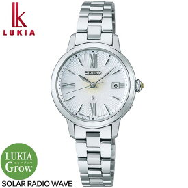 【お取り寄せ】セイコー ルキア SEIKO LUKIA グロウGrow SSVW205 ソーラー 電波時計 腕時計 時計 シルバー ホワイト 銀 白 レディース ラグジュアリー ブランド 誕生日プレゼント 女性 彼女 娘 ギフト