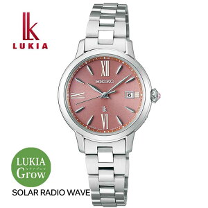 【お取り寄せ】セイコー ルキア SEIKO LUKIA グロウ Grow SSVW219 ソーラー 電波時計 腕時計 時計 チタン シルバー ピンク 銀 レディース ラグジュアリー ブランド 誕生日プレゼント クリスマスプレ