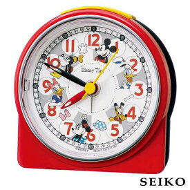 SEIKO セイコークロック 国内正規品 FD480R キッズ ミッキー&フレンズ Disney 目覚まし キャラクター 目覚し めざまし 置時計 かわいい 卒園祝い 入学祝い 誕生日プレゼント 子供 男の子 女の子 クリスマスプレゼント 小学生