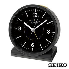 【お取り寄せ】SEIKO セイコークロック アナログ 目覚まし時計 黒 ブラック KR328K 電波時計 置時計 国内正規品 卒園祝い 入学祝い 誕生日プレゼント