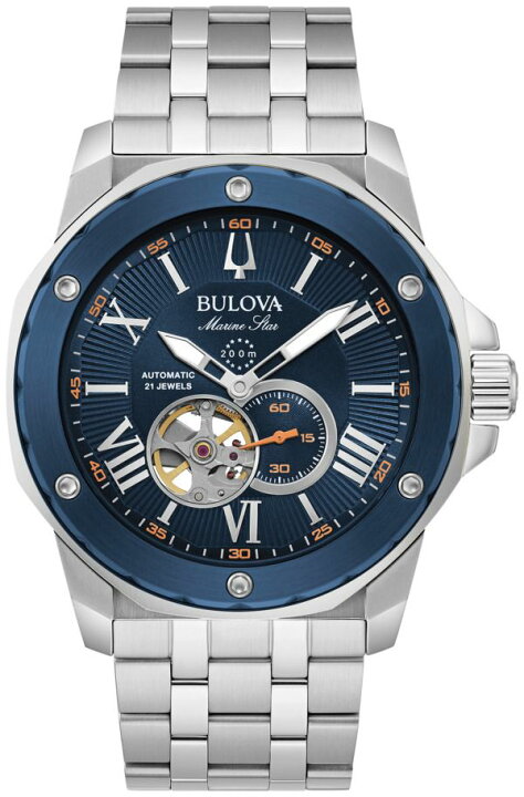 楽天市場】ブローバ BULOVA 98A302 マリンスター オートマチック 国内 