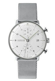 ユンハンス JUNGHANS 027 4003.46 マックスビル クロノスコープ サファイアガラス 国内正規品 腕時計