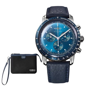 ツェッペリン ZEPPELIN 8892-6 100周年記念シリーズ Japan Limited Chronograph ZEPPELIN × PELLE MORBIDAコラボモデル 300本限定 国内正規品 腕時計