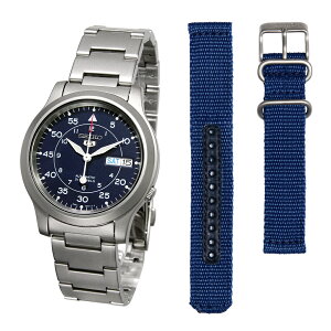 [10Nۏ] [Zbgi] [ZCR[C|[g] SEIKO import SNK807K1 ~^[ lCr[ ^xg   SEIKO5  SNK807K2p lCr[ iCxg 2_Zbg