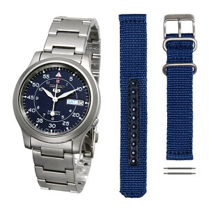 [10Nۏ] [Zbgi] [ZCR[C|[g] SEIKO import SNK807K1 ~^[ lCr[ ^xg   SEIKO5  SNK807K2p lCr[ iCxg  xgs2{ 3_Zbg