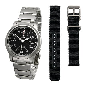 [10Nۏ] [Zbgi] [ZCR[C|[g] SEIKO import SNK809K1 ~^[ ubN ^xg   SEIKO5  SNK809K2p ubN iCxg 2_Zbg