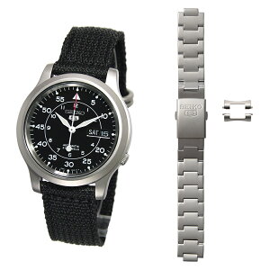 [10Nۏ] [Zbgi] [ZCR[C|[g] SEIKO 5 SNK809K2 ZCR[t@Cu ~^[ ubN bV iCxg  SEIKO ^xg 2_Zbg