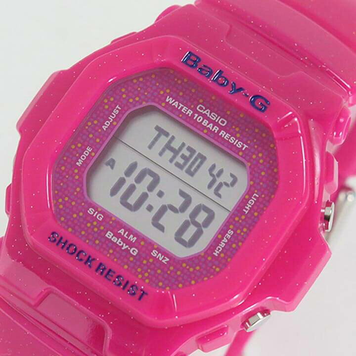 美品 カシオ Baby-G ROXY 腕時計 デジタル コラボ 限定品 ピンク 楽天 