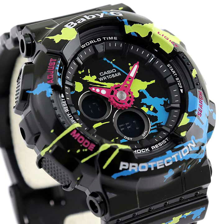 楽天市場】CASIO カシオ Baby-G ベビ－G Splatter Pattern Series 