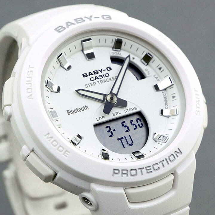 楽天市場】CASIO カシオ Baby-G ベビ－G G-SQUAD BSA-B100-7A 