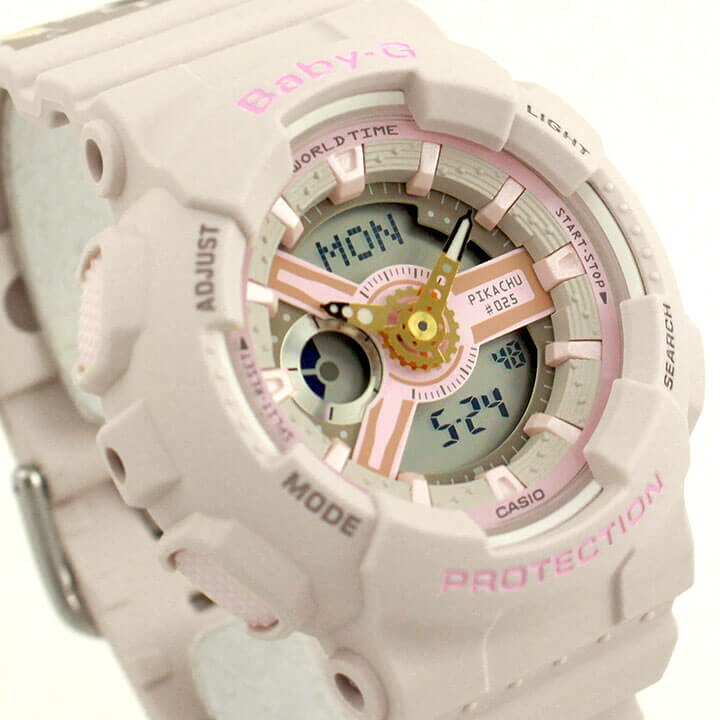 楽天市場】CASIO カシオ Baby-G ベビ－G ピカチュウコラボモデル BA  