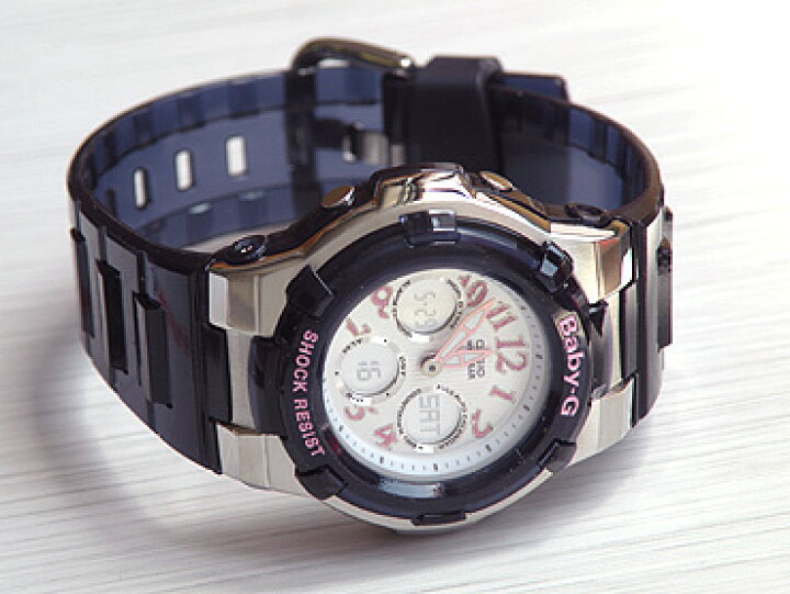 楽天市場】CASIOカシオBaby-G BGA-114-2BDRネイビー アナログデジタル 