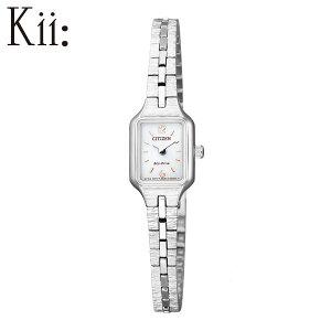 【お取り寄せ】シチズン エコドライブ CITIZEN kii キー 腕時計 レディース ソーラー EG2040-55A 国内正規品 メタル アナログ 銀 シルバー 女子 中学生 高校生 誕生日プレゼント 女性 彼女 友達 ギ