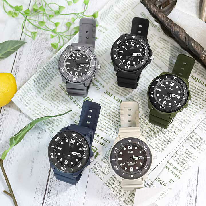 楽天市場】シチズン CITIZEN Q&Q ソーラー 電波 腕時計 Q&Q メンズ  