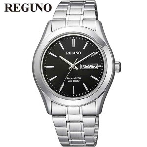 �y�����񂹁z�V�`�Y�� ���O�m �r���v �����Y �\�[���[ KM1-211-51 CITIZEN REGUNO �������K�i �\�[���[�e�b�N ���^���o���h �r�W�l�X �\�[���[ �A�i���O �� �u���b�N �� �V���o�[ �a�����v���[��