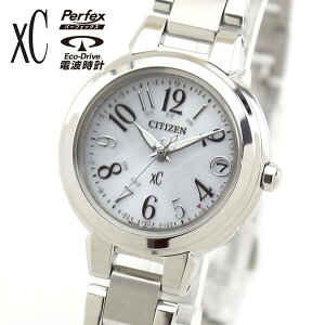 【お取り寄せ】シチズン クロスシー エコドライブ 電波 ハッピーフライト 腕時計 レディース 見やすい basic CITIZEN xC ES9430-54B 国内正規品 シルバー 女子 中学生 高校生 誕生日プレゼント 女性