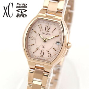 【お取り寄せ】CITIZEN シチズン xC クロスシー ハッピーフライト basic ES9365-54W 腕時計 レディース 見やすい エコドライブ 電波 ピンクゴールド 女子 中学生 高校生 誕生日プレゼント 女性 彼女