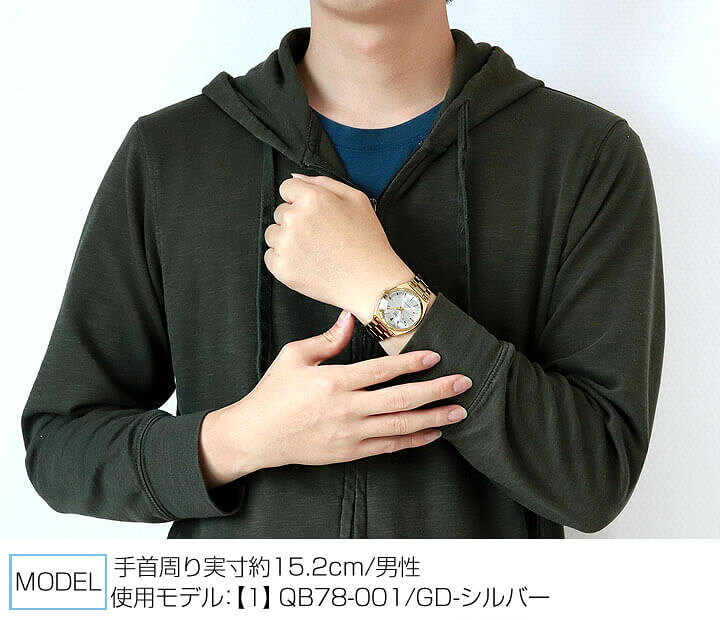 楽天市場】シチズン Q&Q 腕時計 メンズ QB78 カットガラス CITIZEN 