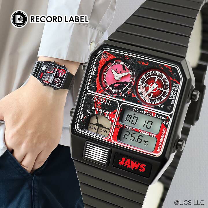 楽天市場】シチズン レコードレーベル UNIVERSAL限定モデル ジョーズ  