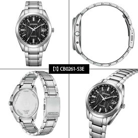 【お取り寄せ】 シチズン コレクション CITIZEN COLLECTION CB0261-53E CB0261-53L CB0261-53W エコドライブ ソーラー 電波時計 カレンダー アナログ メタル 緑 グリーン 青 ブルー 黒 ブラック シルバー チタン 国内正規品 メンズ 腕時計
