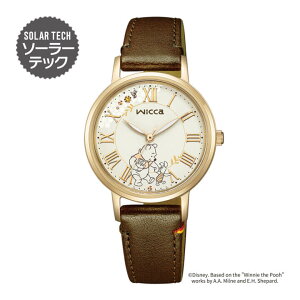 �V�`�Y�� �E�B�b�J Disney�R���N�V���� ���胂�f���w���܂̃v�[����x�\�[���[�e�b�N �A�i���O �S�[���h �u���E�� �������K�i ���f�B�[�X CITIZEN wicca KP5-123-90 /�r���v/