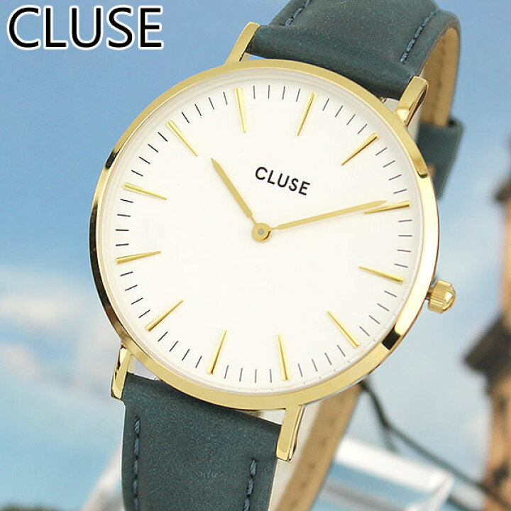 楽天市場 Cluse クルース La Boheme ラ ボエーム Cl18416 海外モデル レディース 腕時計 ウォッチ 38mm 革ベルト レザー クオーツ カジュアル アナログ 青 ネイビー 誕生日プレゼント 女性 卒業祝い 入学祝い ギフト 加藤時計店 Gショック楽天市場店
