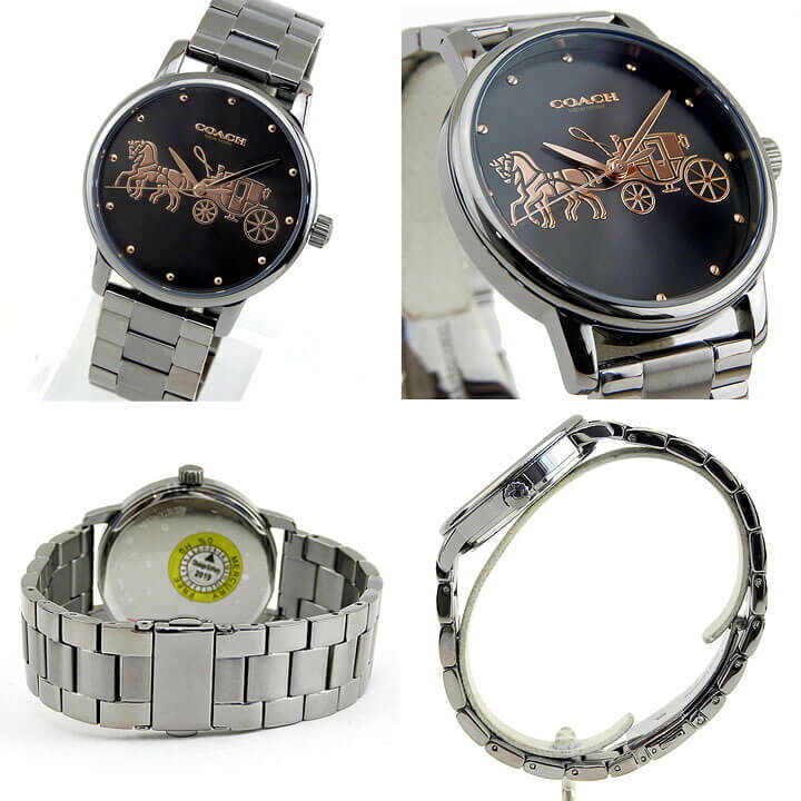 楽天市場】COACH コーチ 腕時計 時計 レディース Grand グランド  
