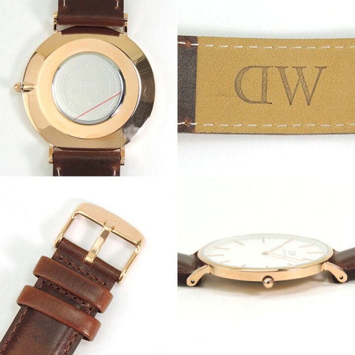 楽天市場】Daniel Wellington ダニエルウェリントン 時計 おしゃれ 送料無料!!Daniel Wellington  0106DW ローズゴールド