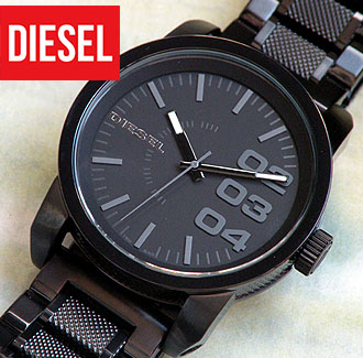 楽天市場】DIESEL ディーゼル DZ1371 オールブラック メンズ 腕時計