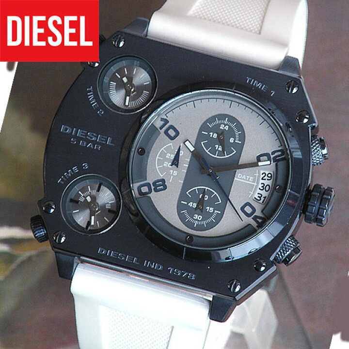 楽天市場】DZ4199 海外モデルDIESELディーゼルトリプルタイム搭載 