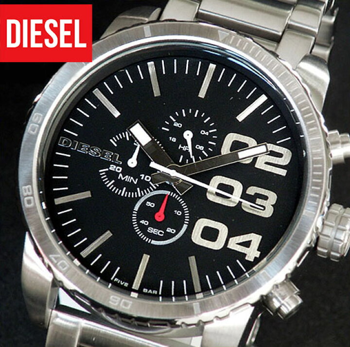 楽天市場 ディーゼル 時計 メンズ Diesel ディーゼル腕時計 Watch Dz49海外モデル 新品 カジュアル ブランド ウォッチ 人気 ブラック文字板 メタルバンド ベルト ビックフェイス クロノグラフ 誕生日プレゼント 男性 バレンタイン ギフト 加藤時計店 Gショック楽天市場店