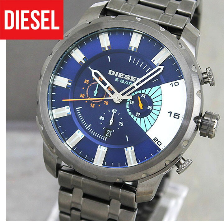 楽天市場】【ウォッチ】DIESEL ディーゼル ブラック文字盤 メンズ QZ 