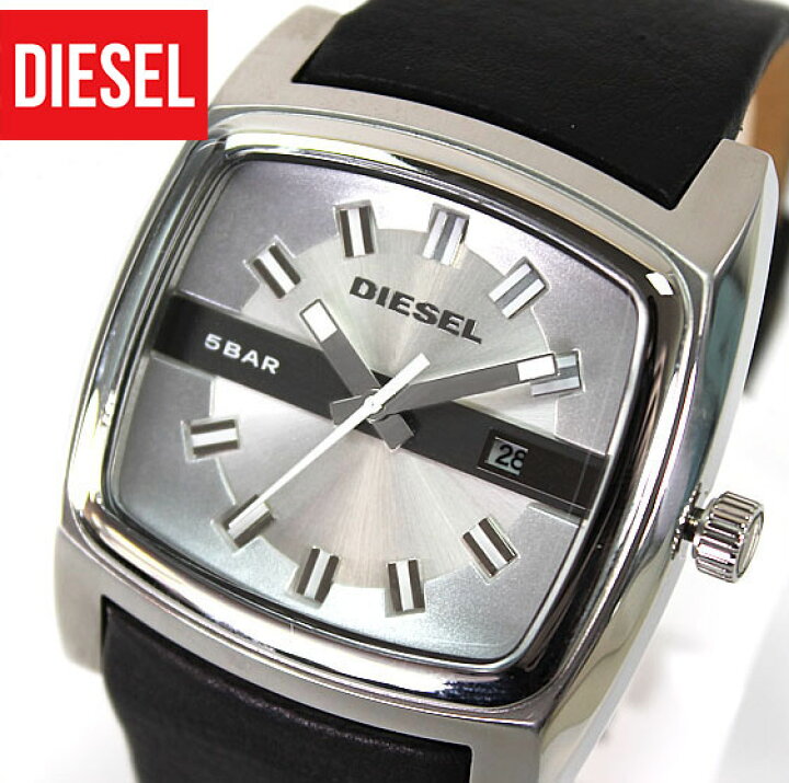 楽天市場】DIESEL ディーゼル DZ1555 メンズ 腕時計 革ベルト レザー 